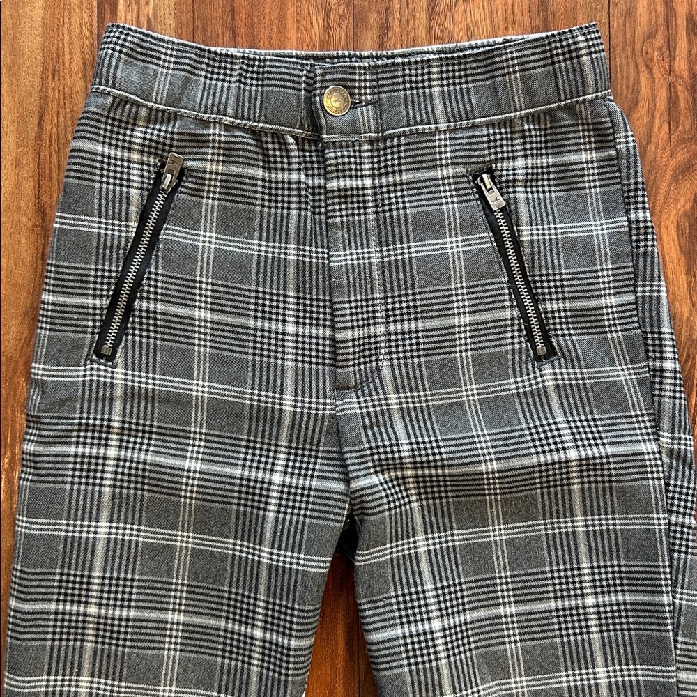 Hollister ultra high rise plaid pants